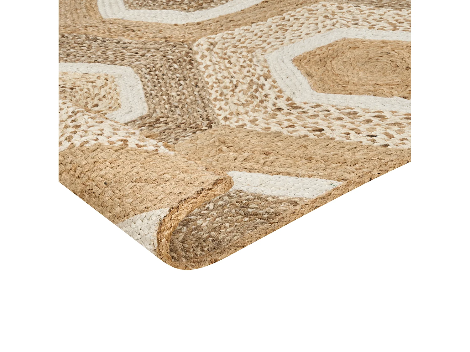 Teppich BASOREN 200 x 300 cm Jute Beige