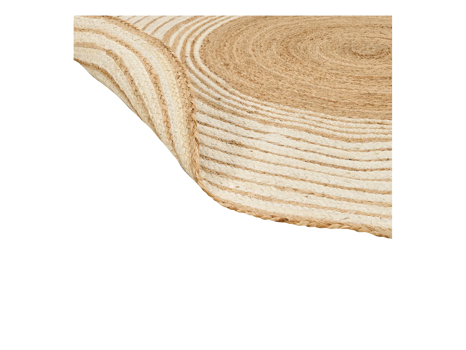 Tapis MELEKLI Beige ø 140 cm Jute