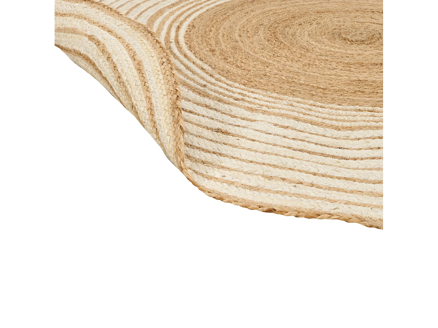 Tappeto MELEKLI ø 140 cm Iuta Beige