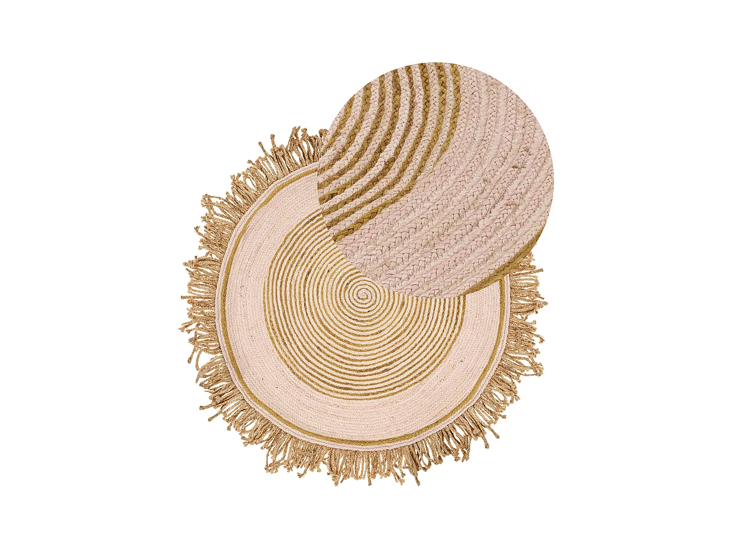 Tappeto GODEKLI ø 140 cm Iuta Beige