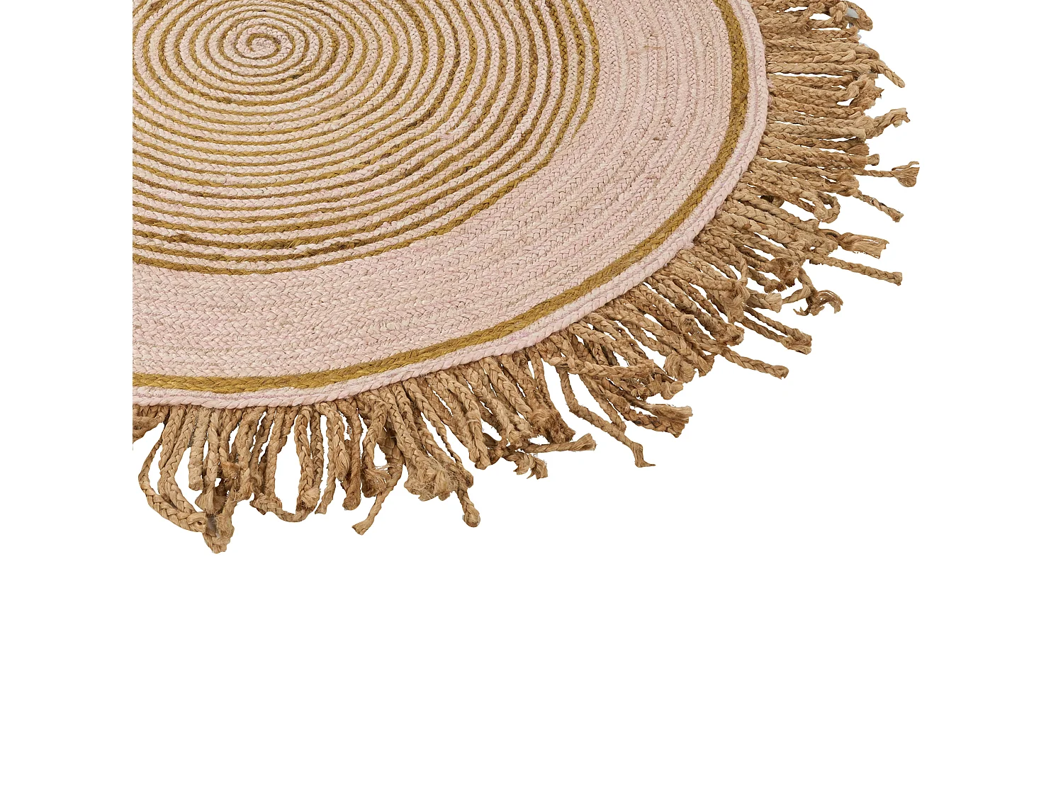 Tappeto GODEKLI ø 140 cm Iuta Beige