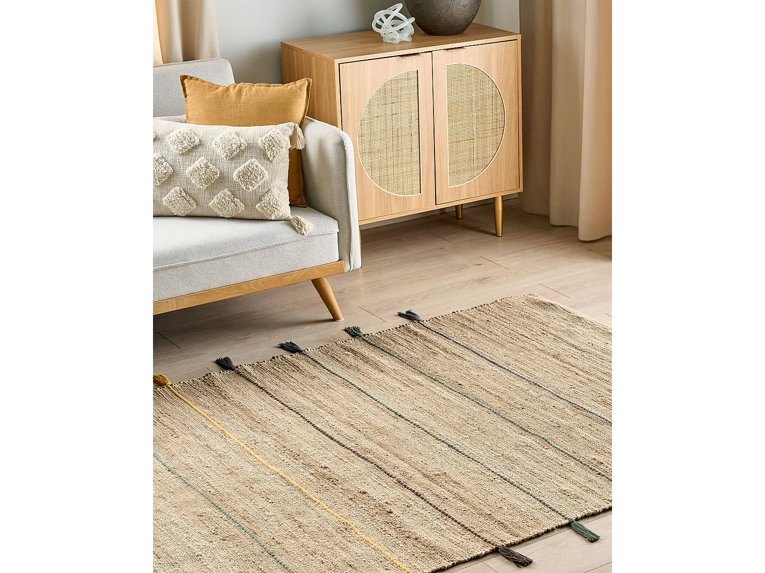 Tapis RAUTA Beige 140 x 200 cm Jute
