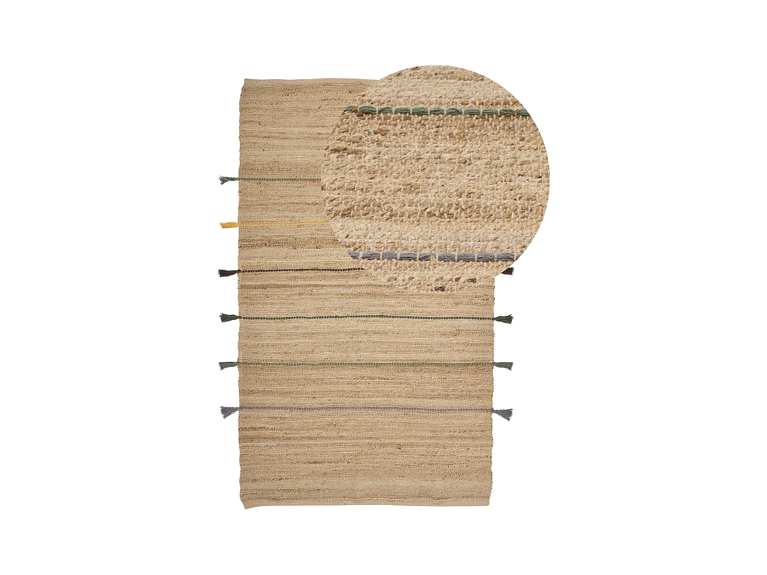 Tapis RAUTA Beige 140 x 200 cm Jute