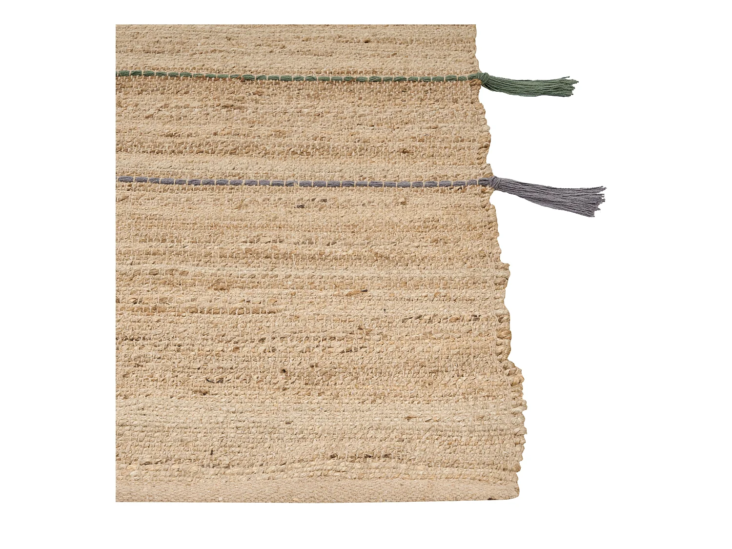 Alfombra RAUTA 140 x 200 cm Yute Beige