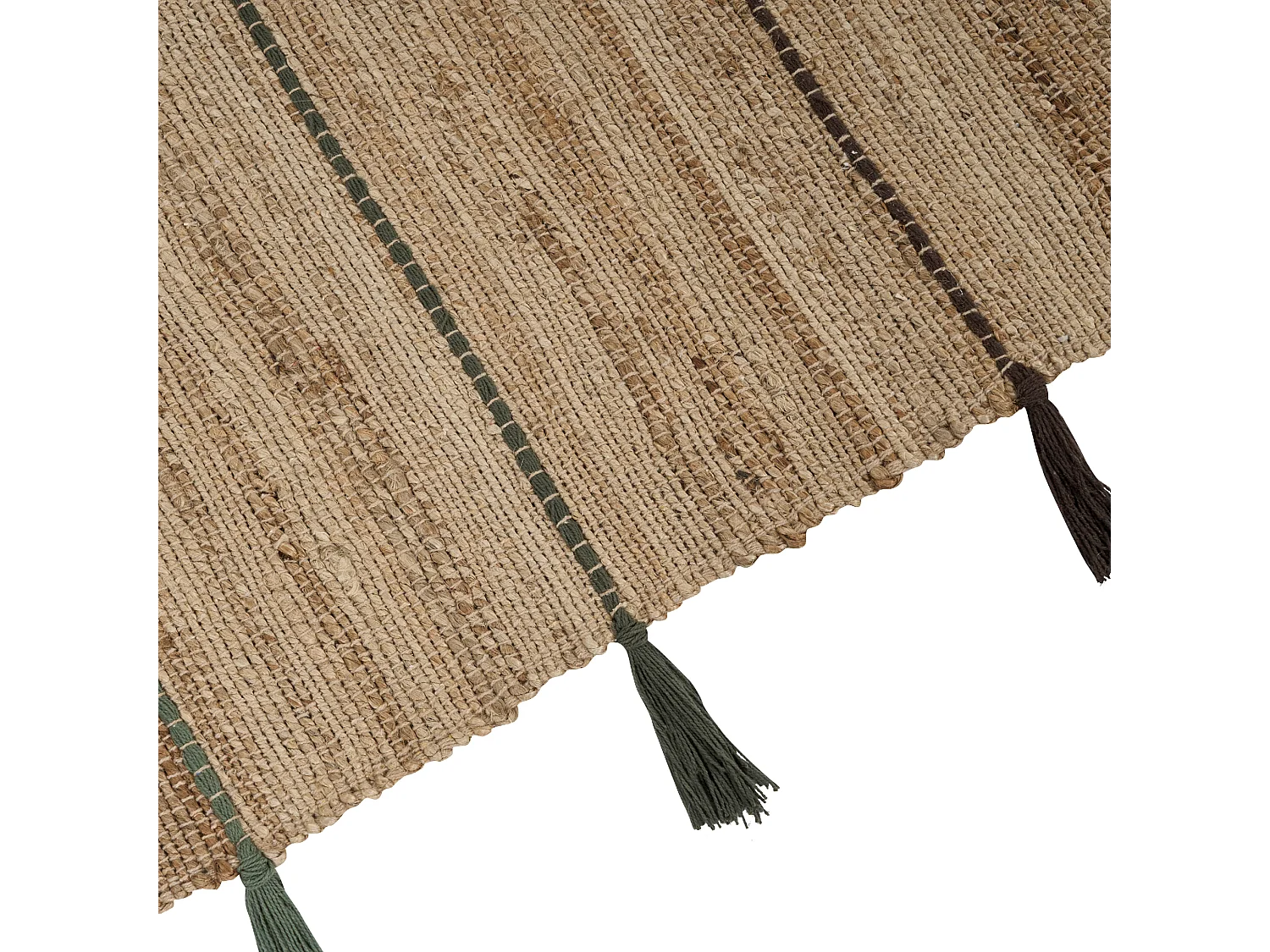 Vloerkleed RAUTA 140 x 200 cm Jute Beige