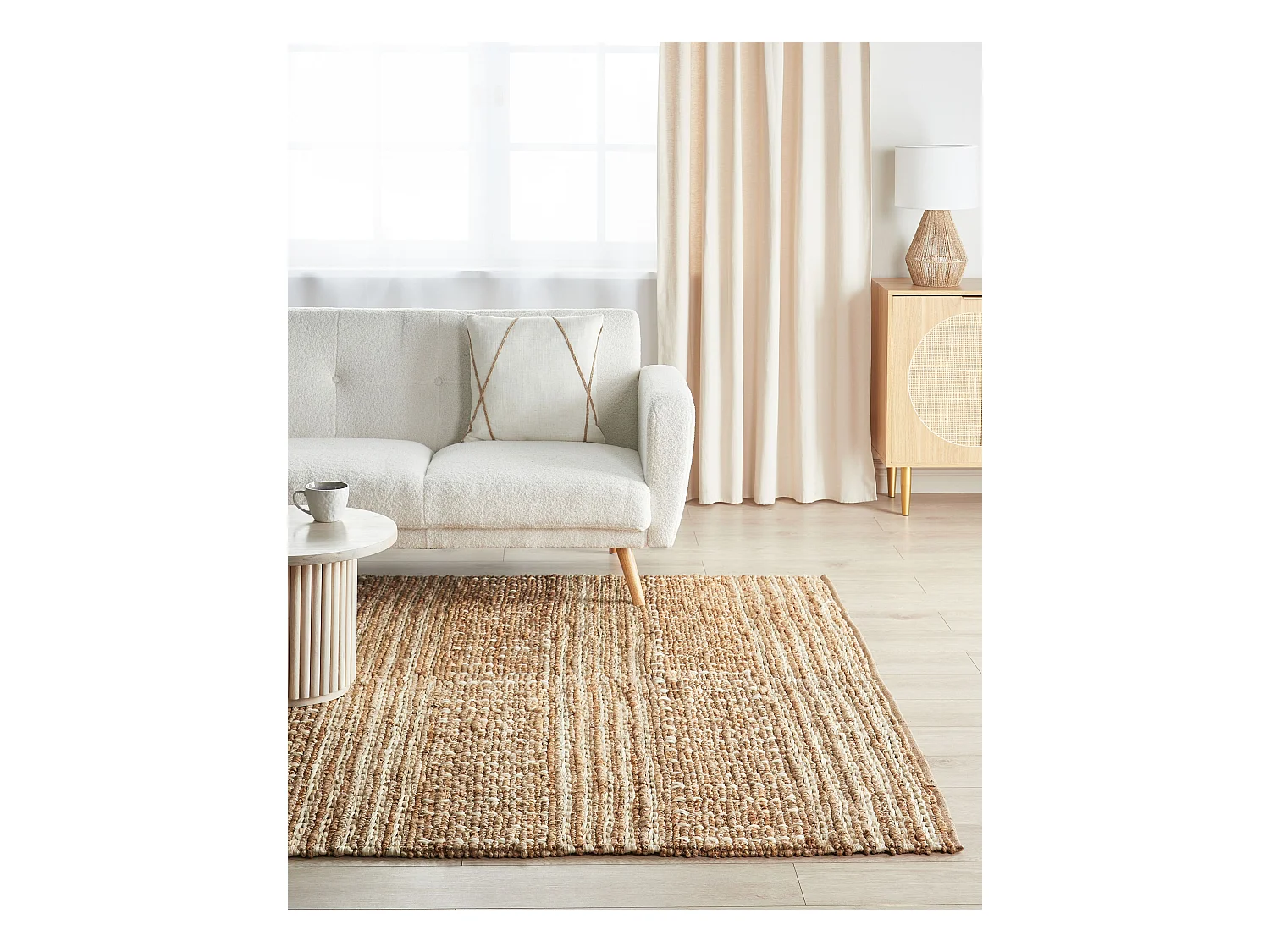 Teppich KAMBERLI 200 x 300 cm Jute Beige