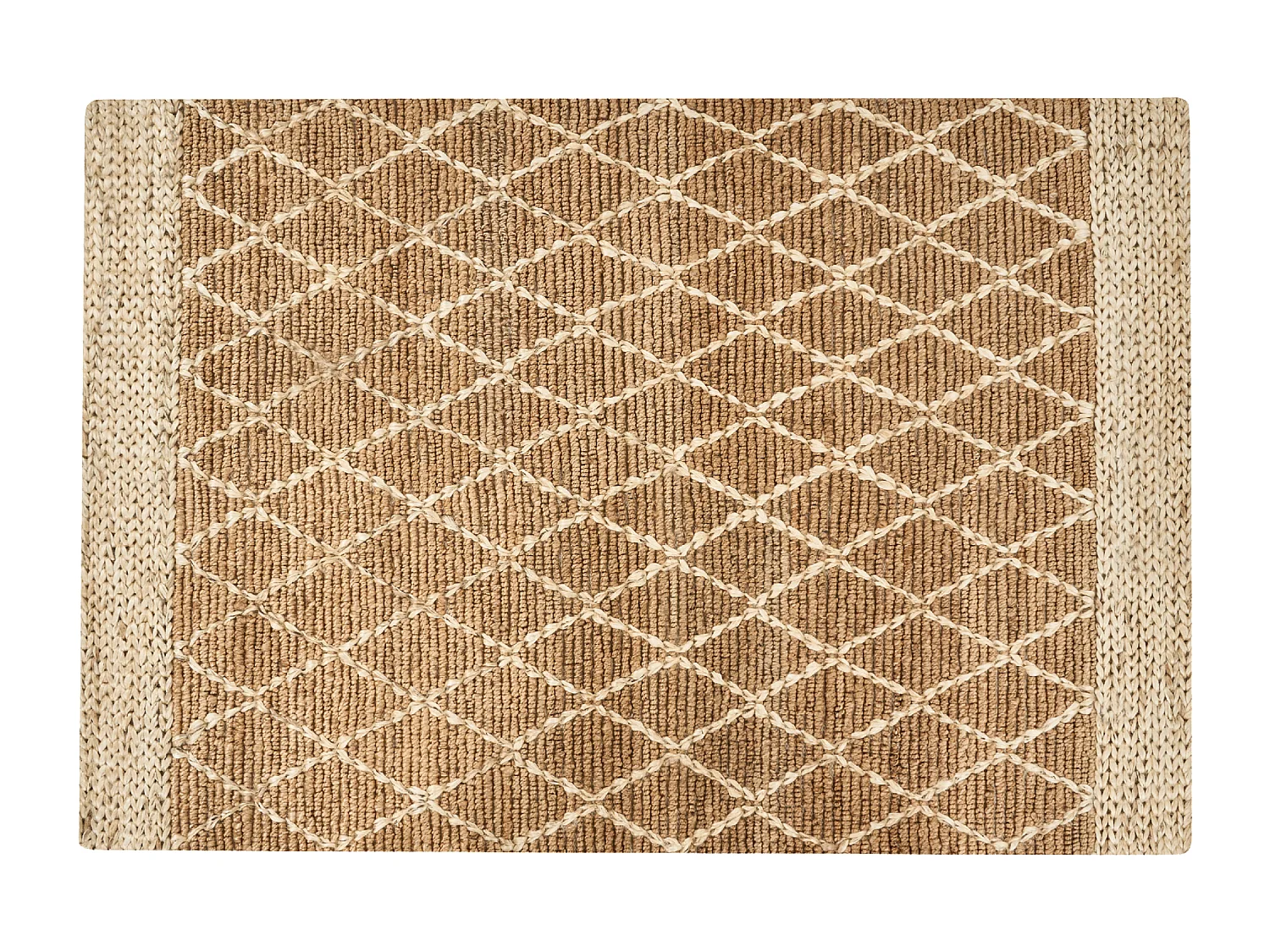 Tapis ZORAVA Beige 160 x 230 cm Jute