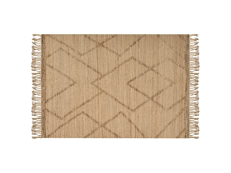 Teppich HANDERE 200 x 300 cm Jute Beige