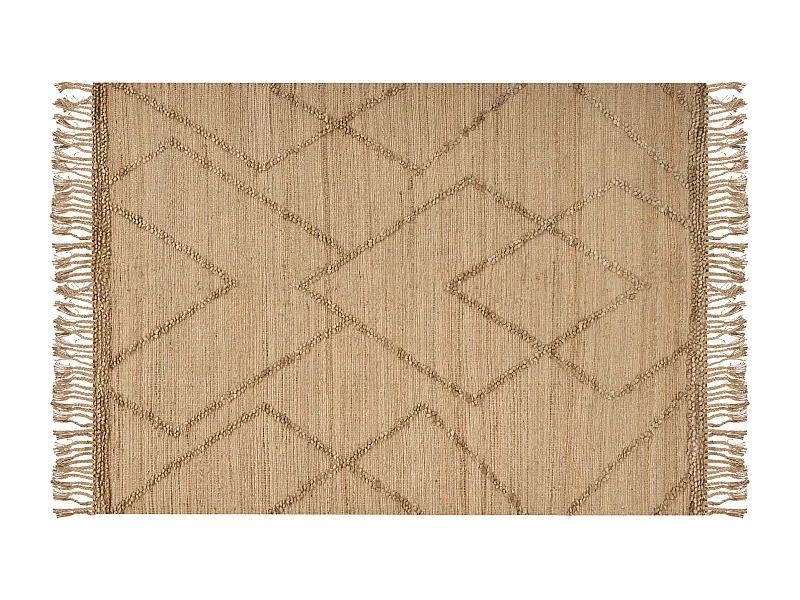 Vloerkleed HANDERE 200 x 300 cm Jute Beige