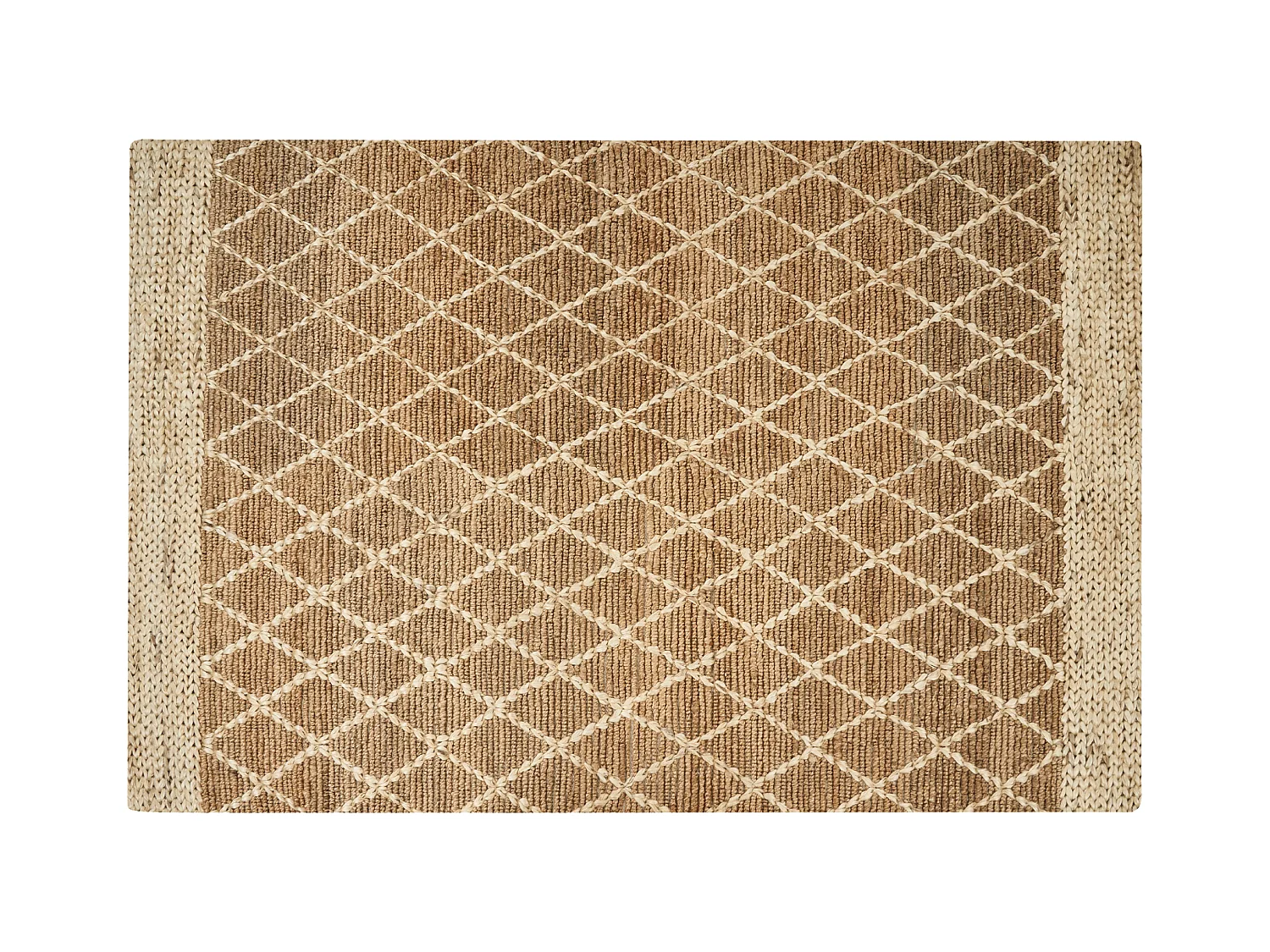 Tappeto iuta beige 200 x 300 cm ZORAVA