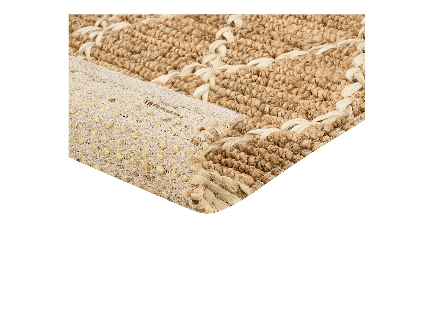 Vloerkleed ZORAVA 200 x 300 cm Jute Beige