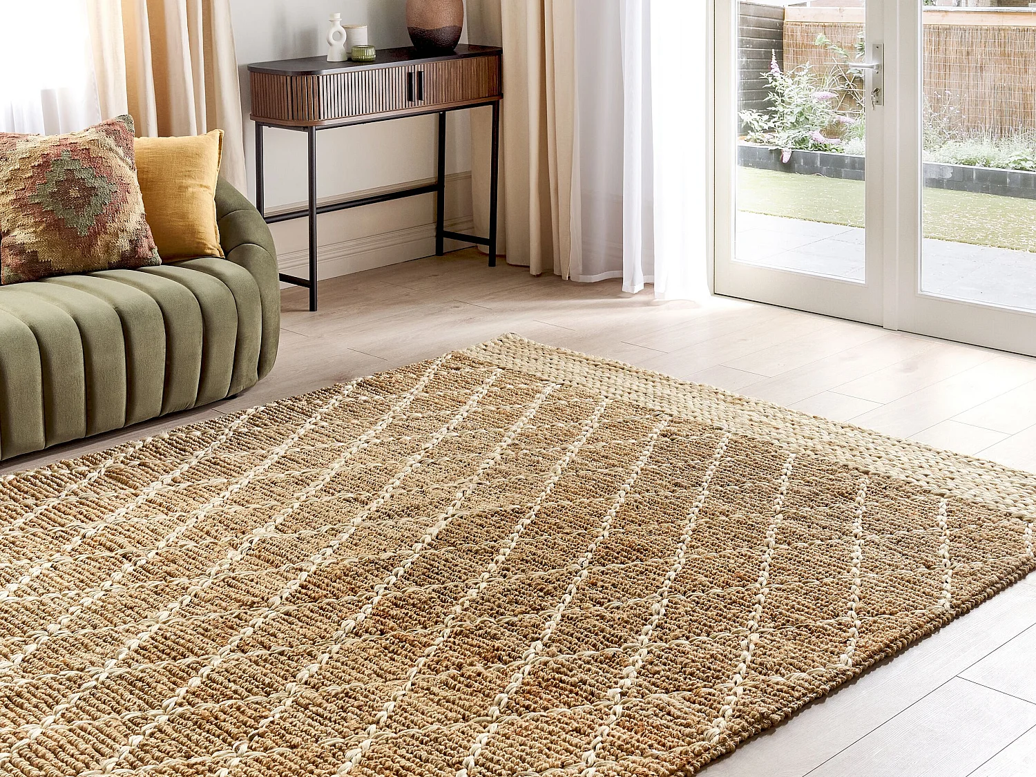 Tapis ZORAVA Beige 200 x 300 cm Jute