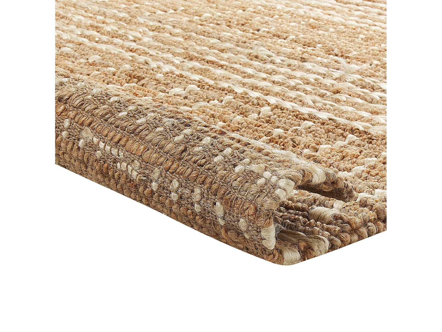 Vloerkleed jute beige 80 x 300 cm KAMBERLI