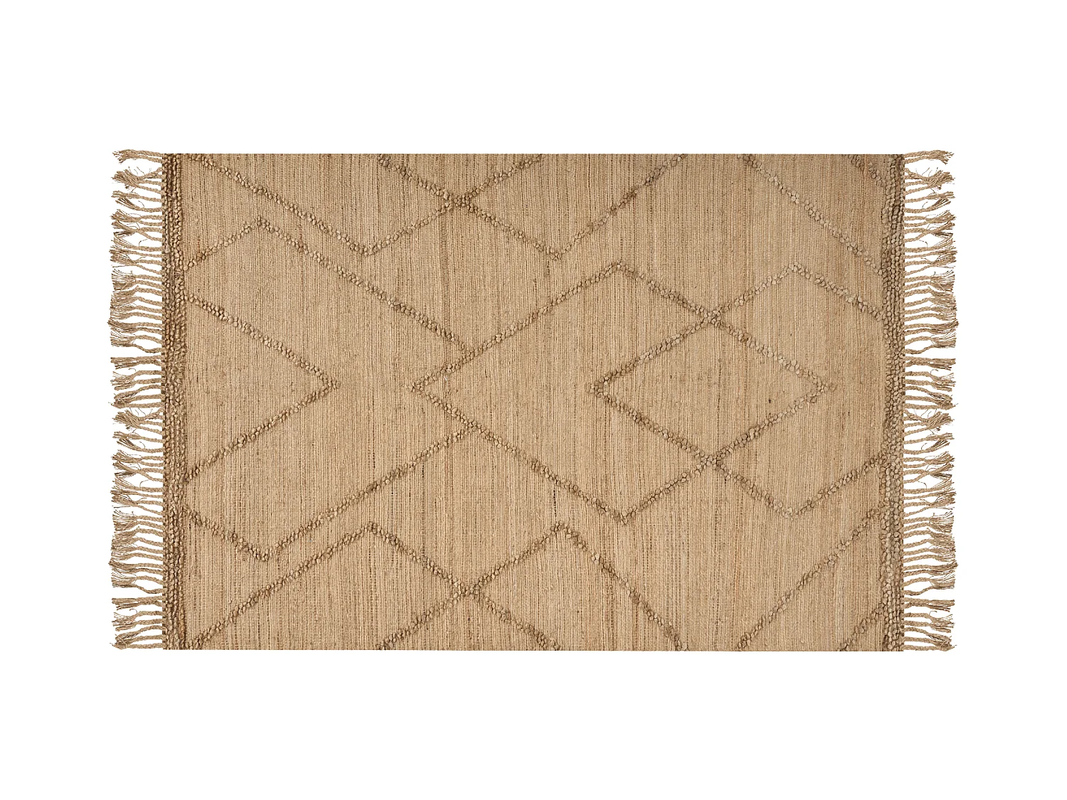 Tapis HANDERE Beige 160 x 230 cm Jute