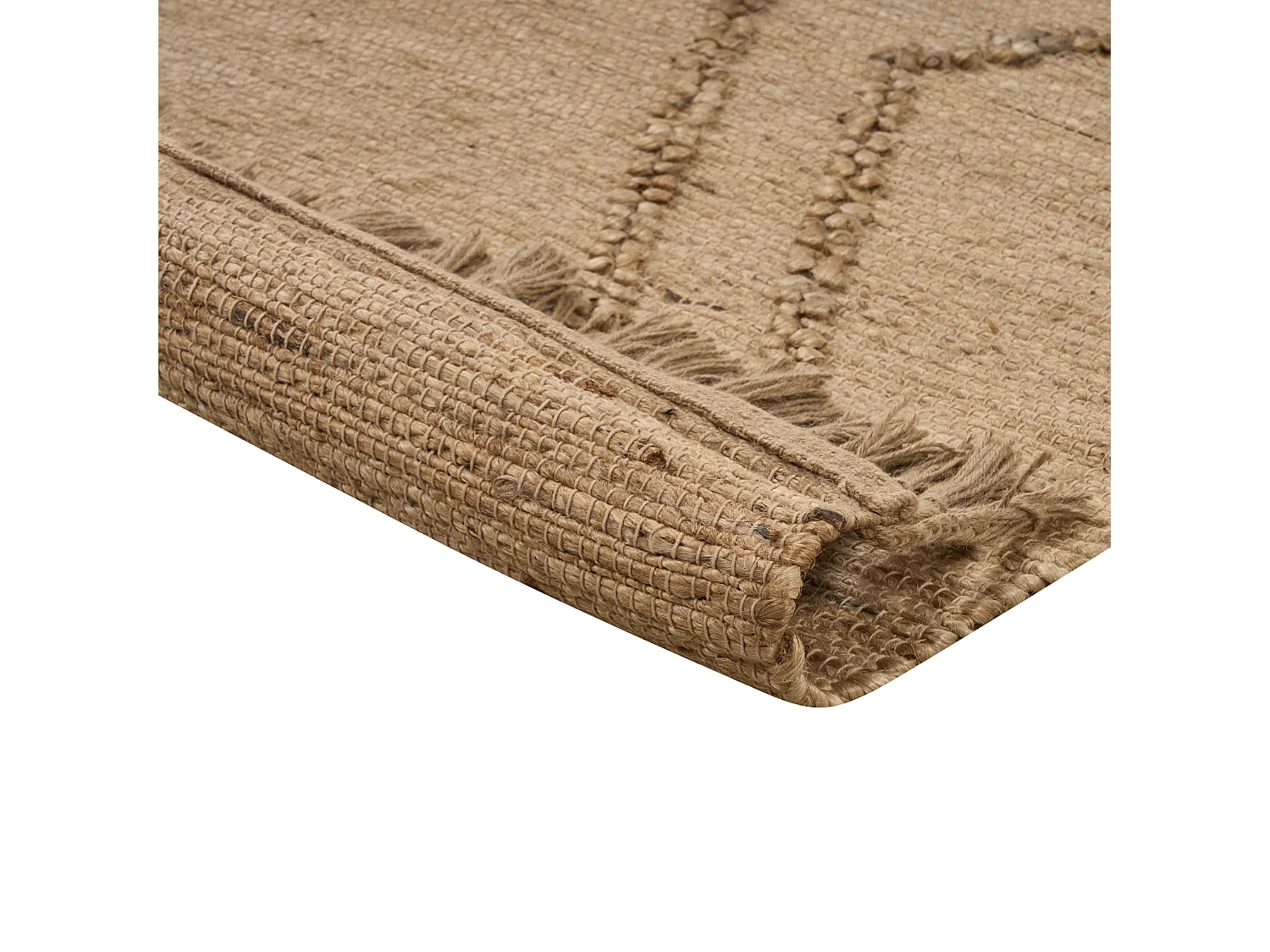 Tapis HANDERE Beige 160 x 230 cm Jute