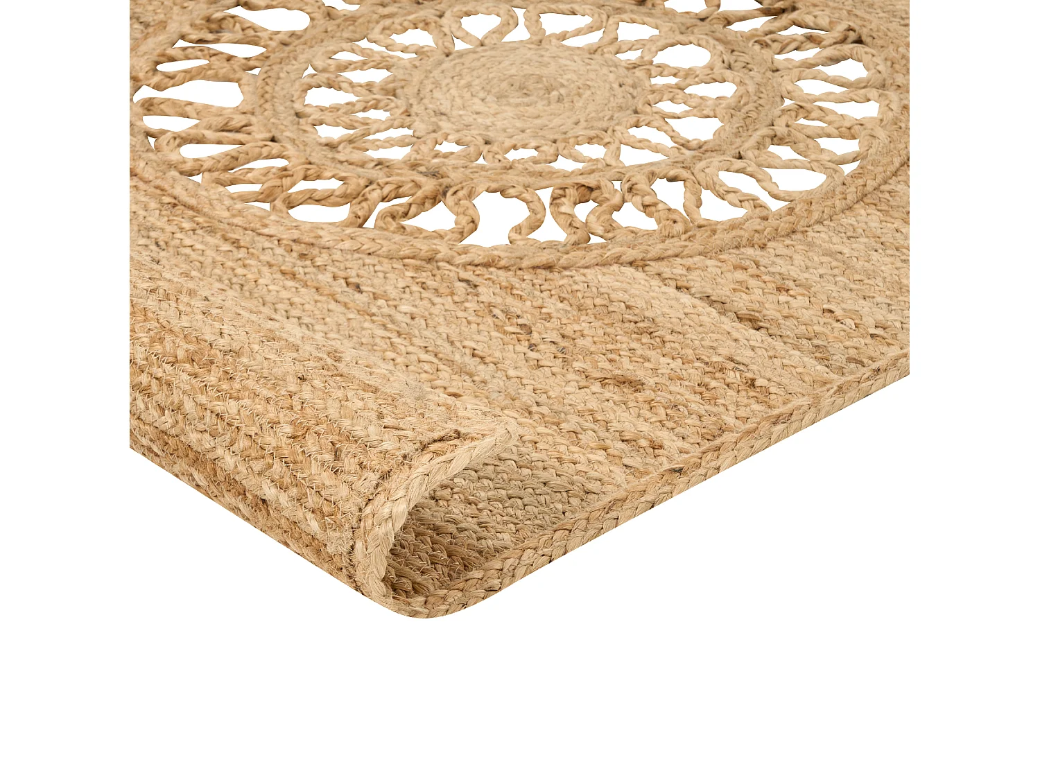 Tapete em juta creme 80 x 300 cm HATIPOGLU