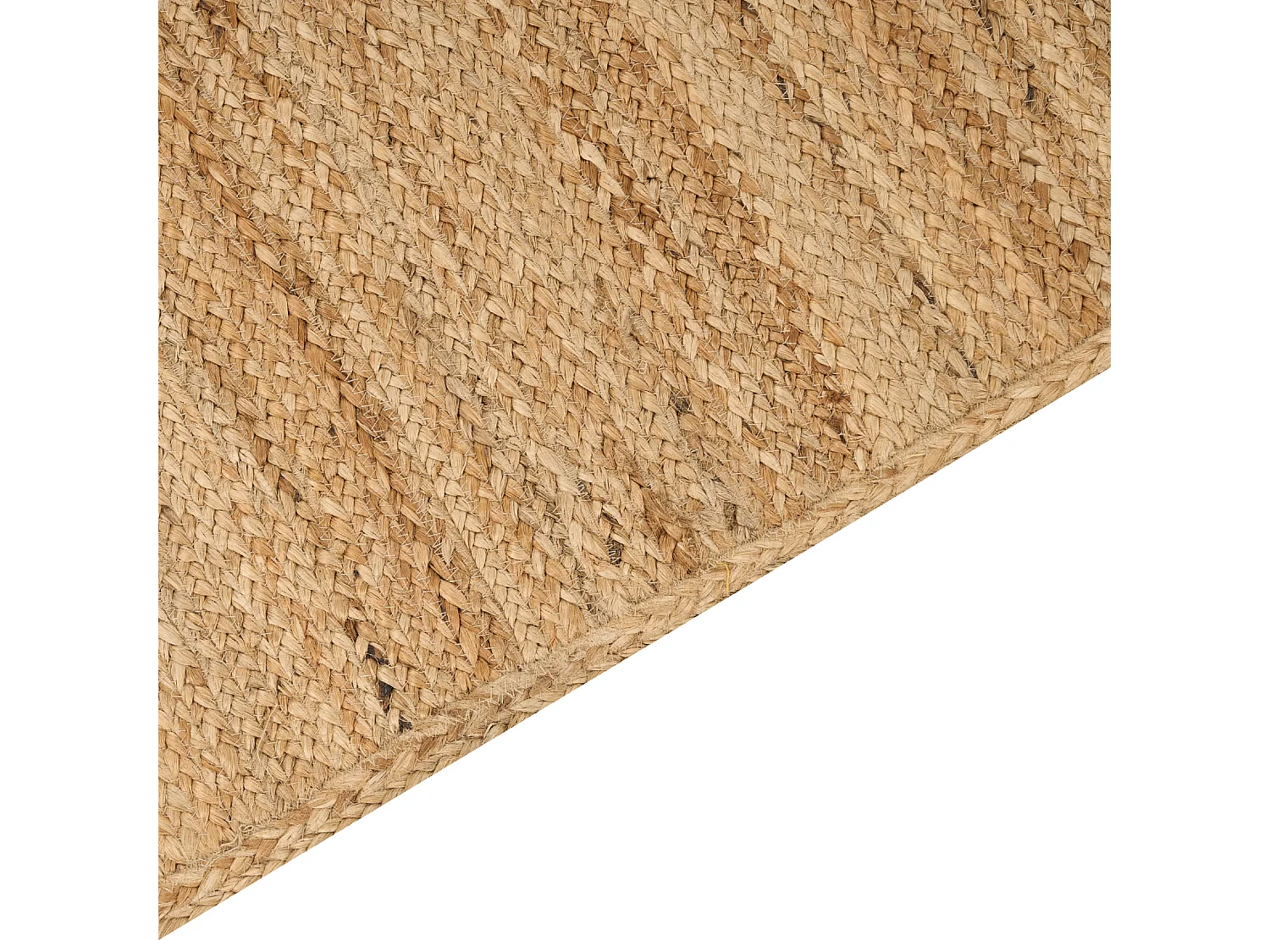 Vloerkleed jute beige 80 x 300 cm HATIPOGLU