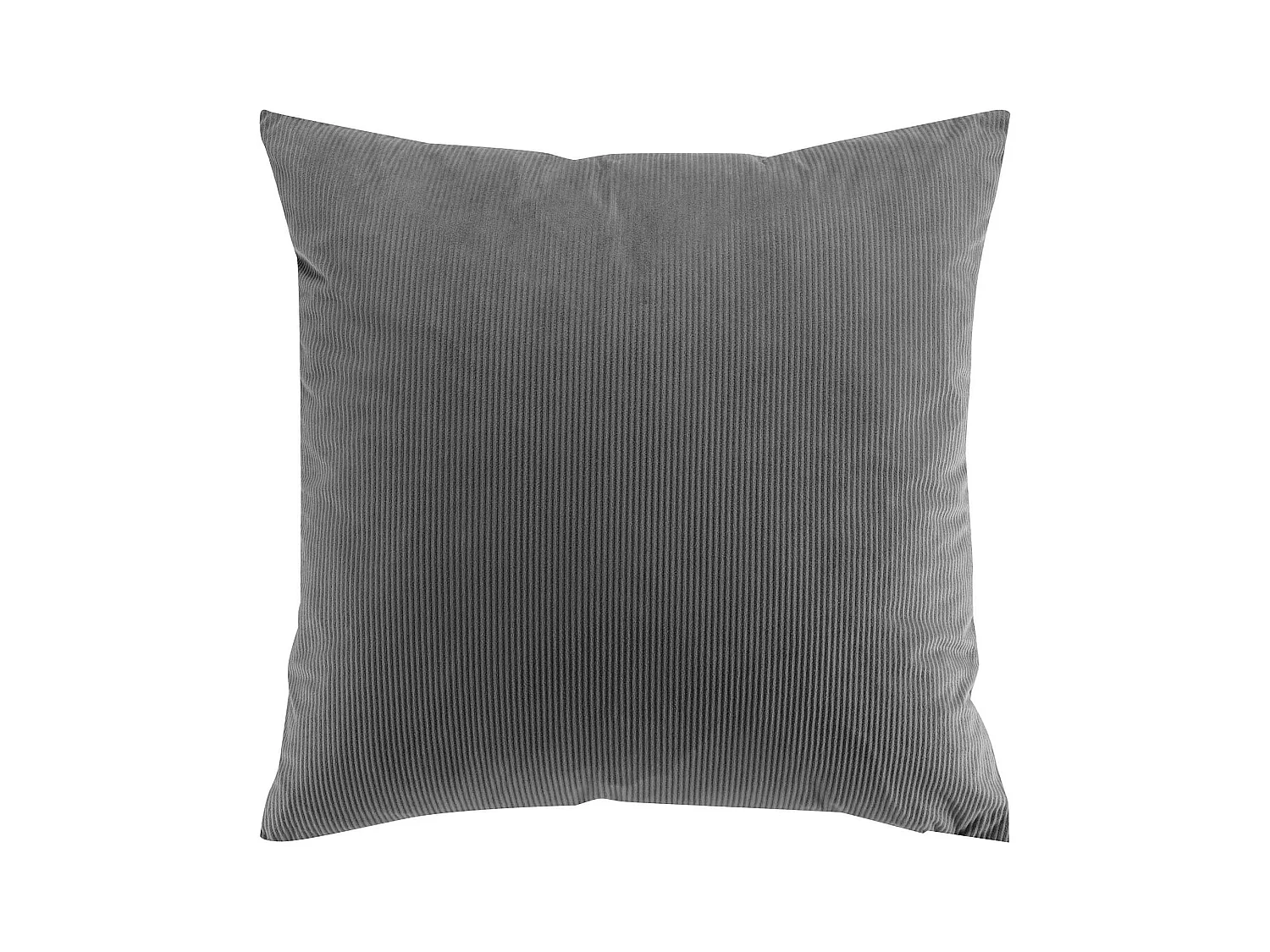 Coussin velours 50 x 50 cm Cottele anthracite