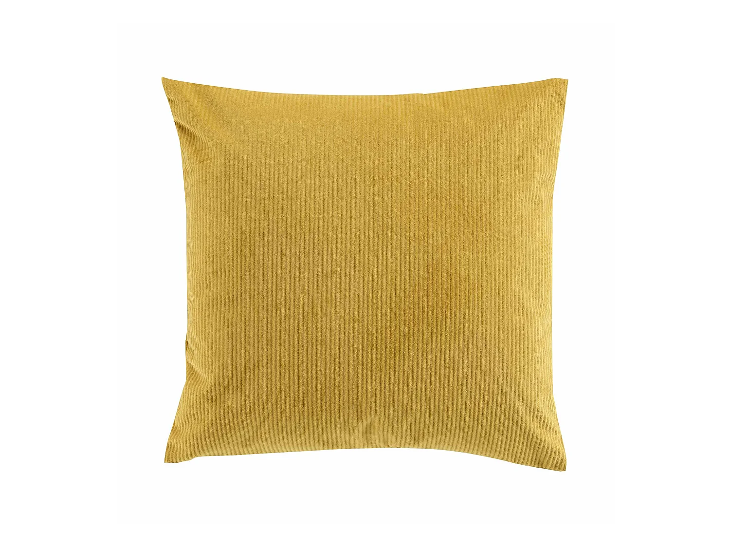 Coussin velours 50 x 50 cm Cottele ocre