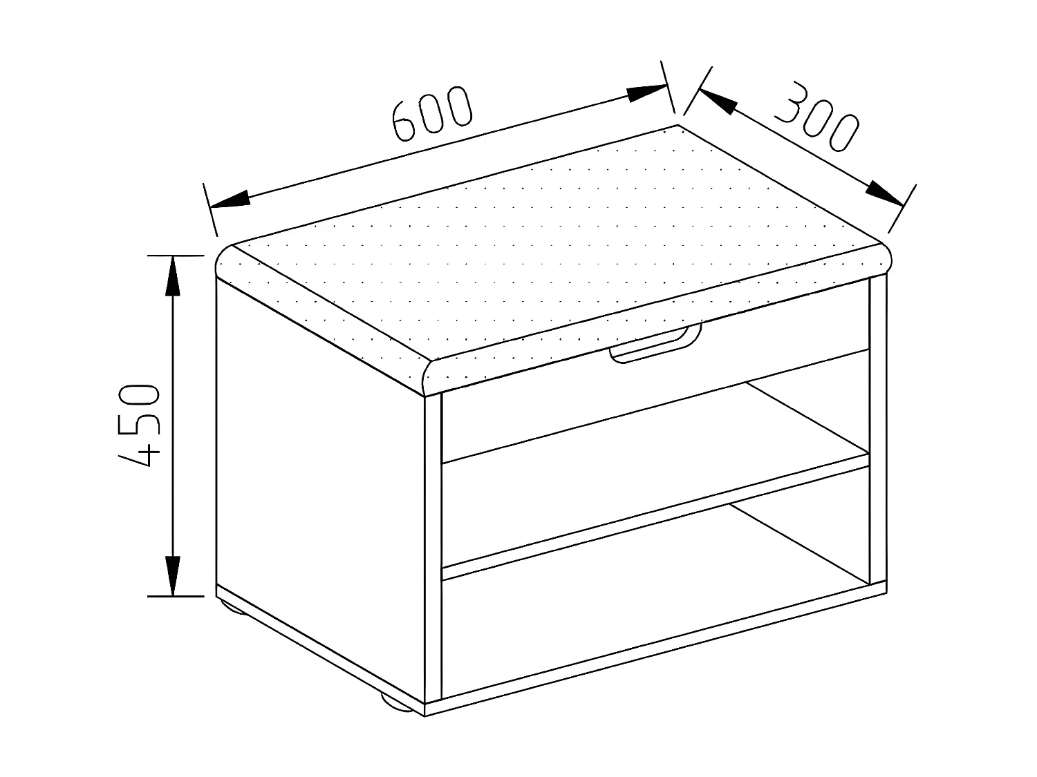 Sapateira - MDF - branca - VALIS