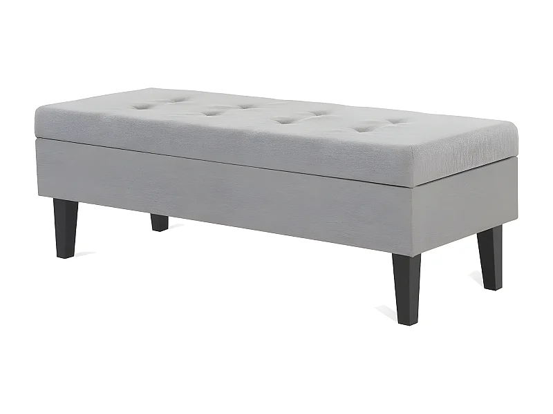 Banc à chaussures - aggloméré - gris - LUSI