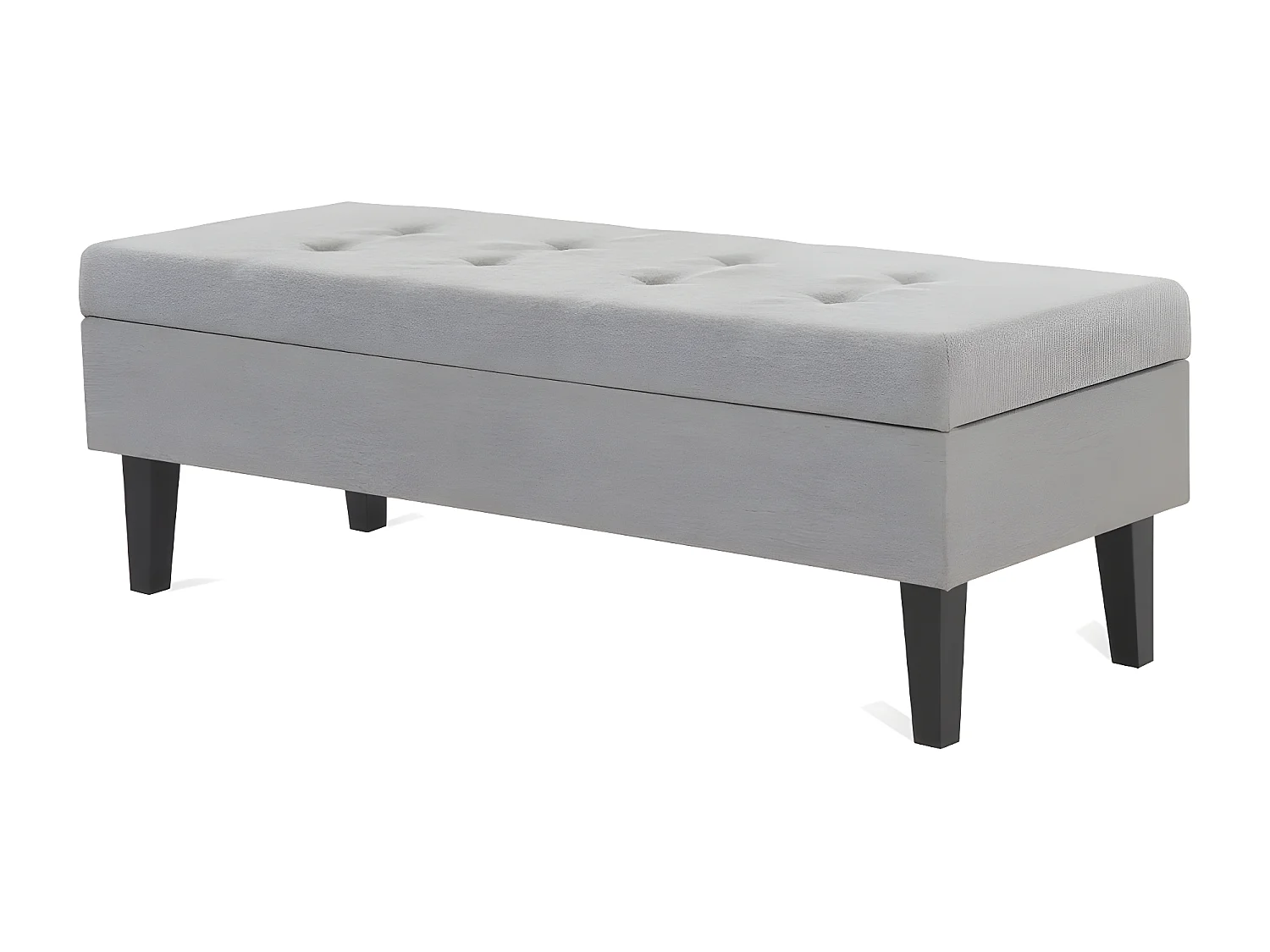 Schuhbank - Spanplatte - grau - LUSI