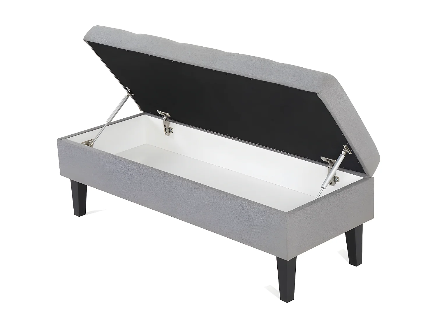 Schuhbank - Spanplatte - grau - LUSI