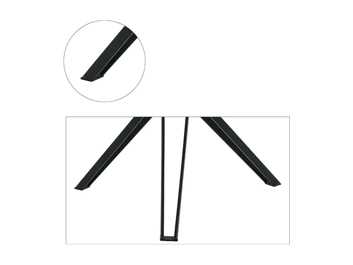 Eettafel - MDF - eiken - SIGAM