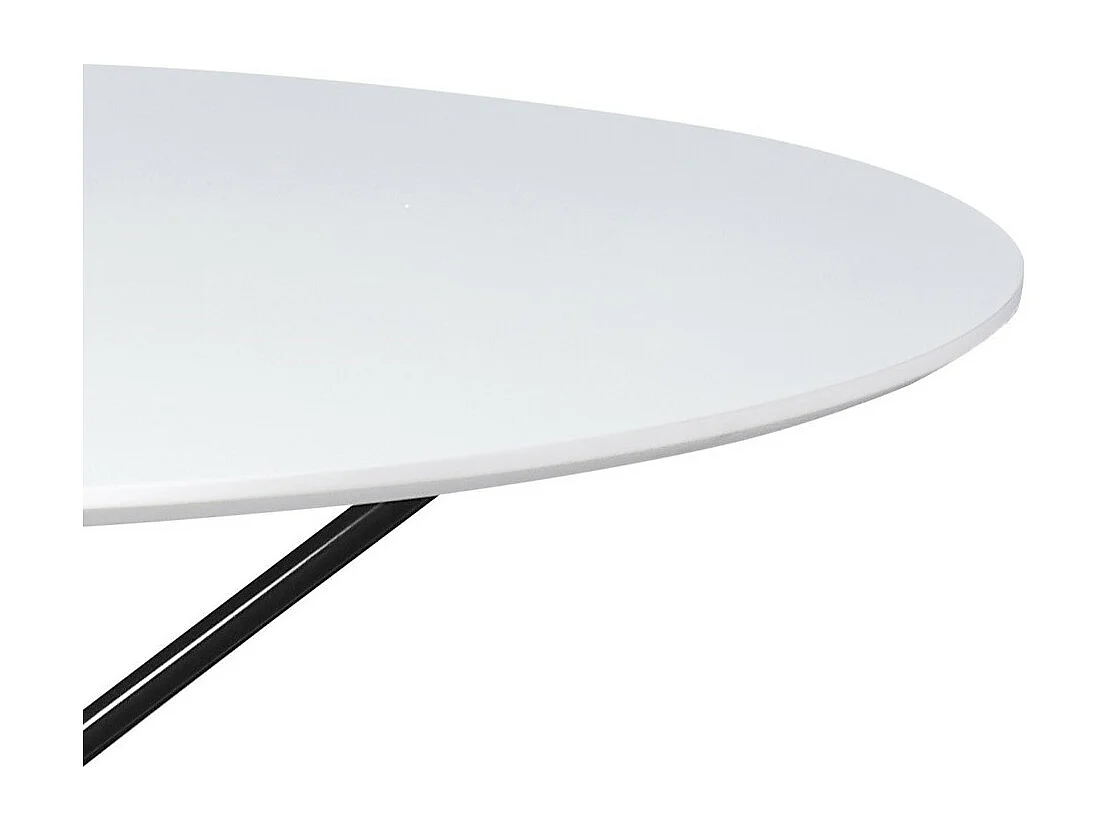 Table à manger - MDF - blanc - SMART