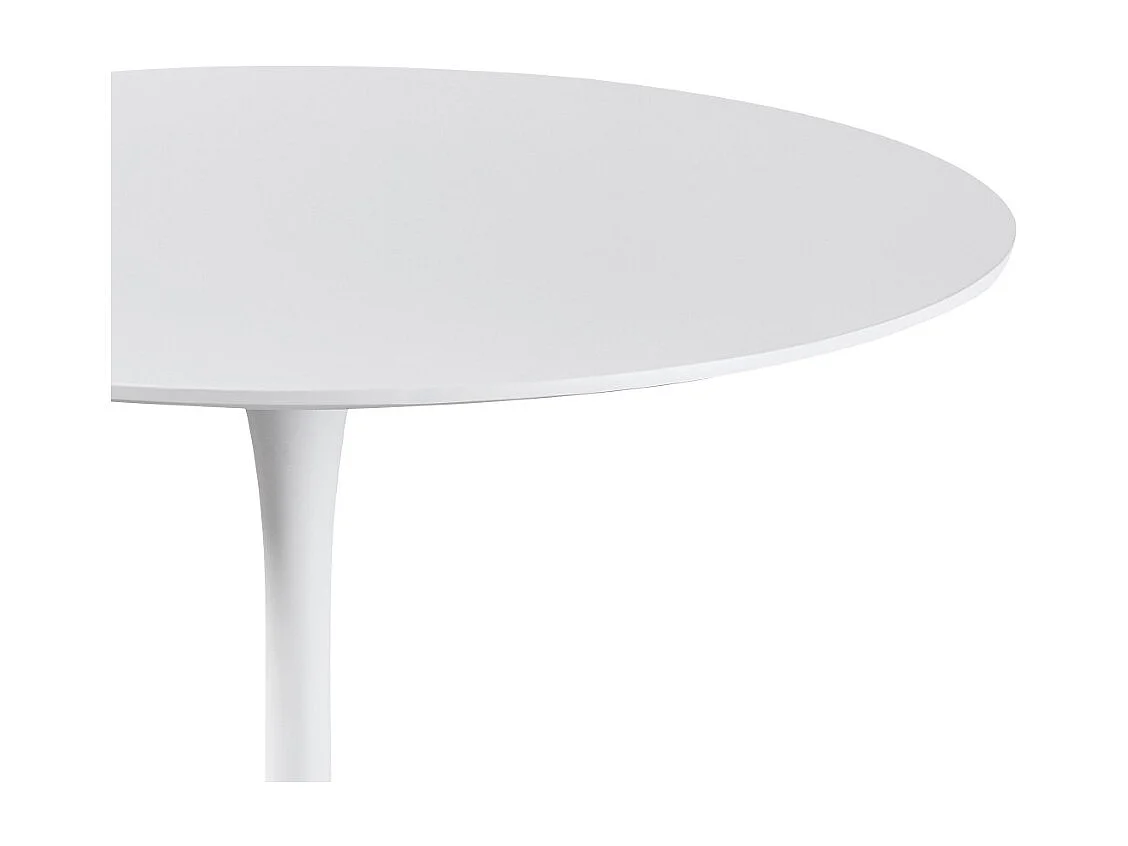 Eettafel - MDF - wit - RONDA