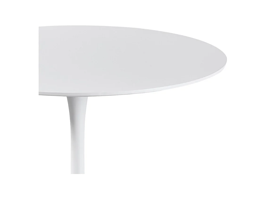 Esstisch - MDF - weiß - RONDA