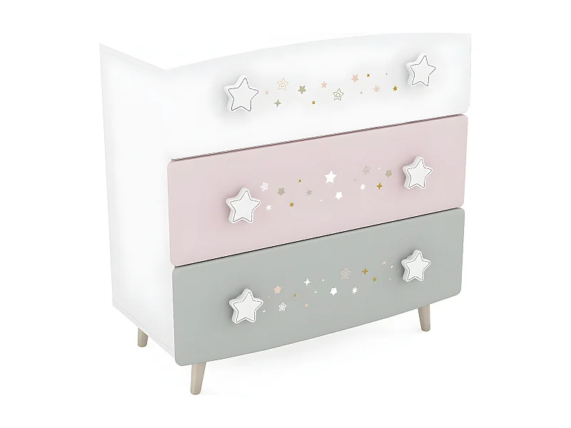 Sideboard - MDF - weiß - STAMEN