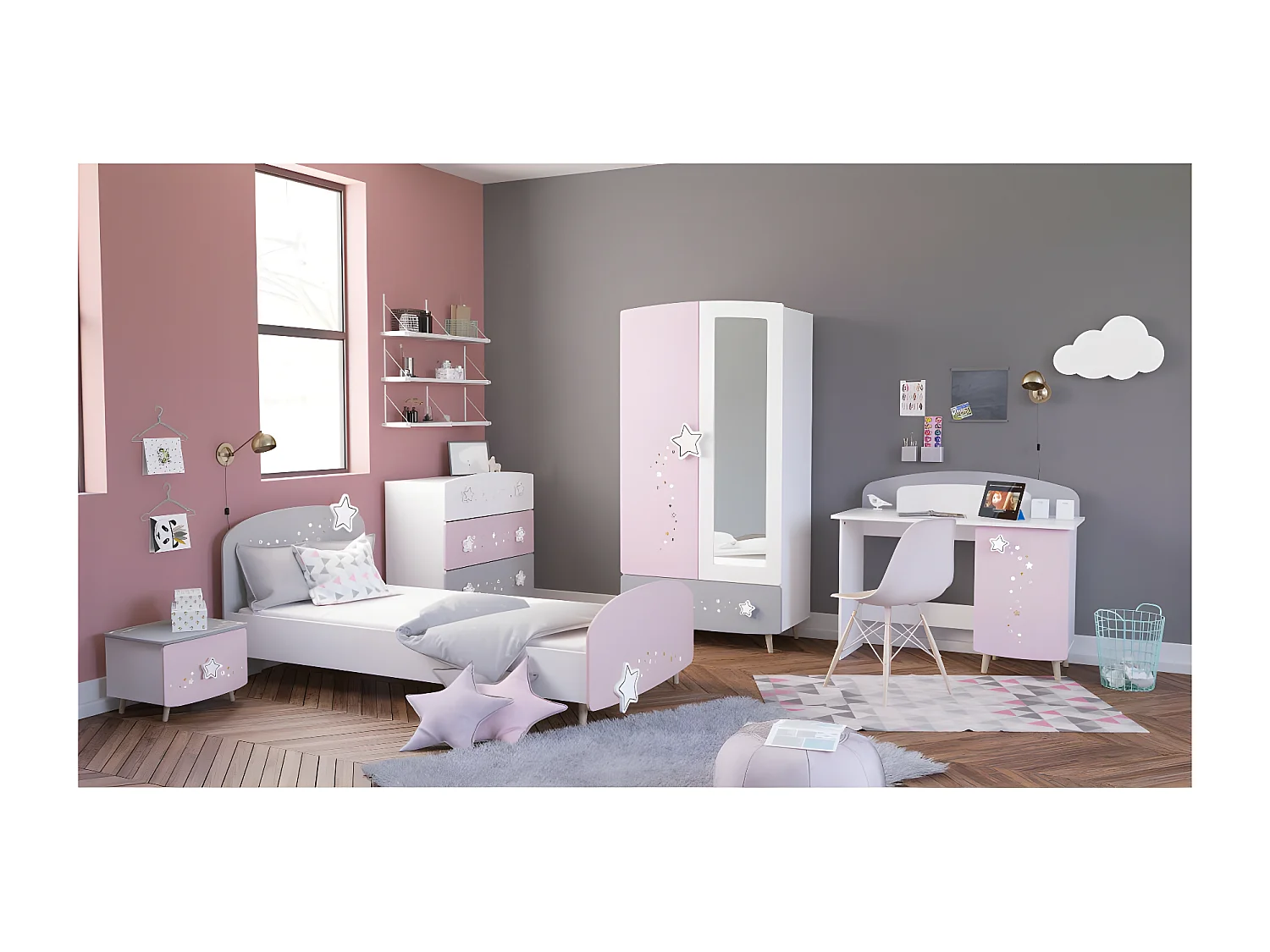 Sideboard - MDF - weiß - STAMEN