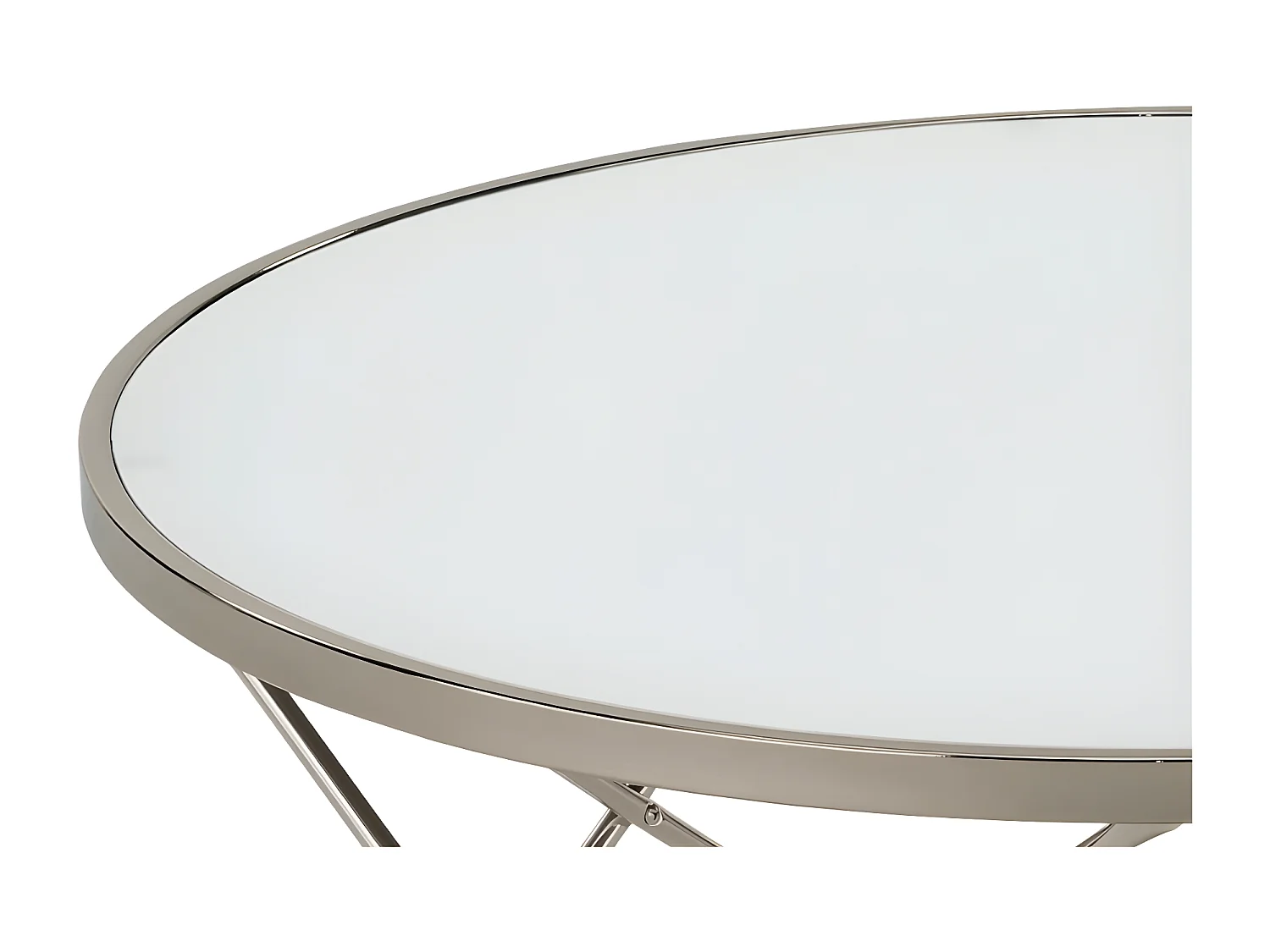 Salontafel - glas - wit - TINASA