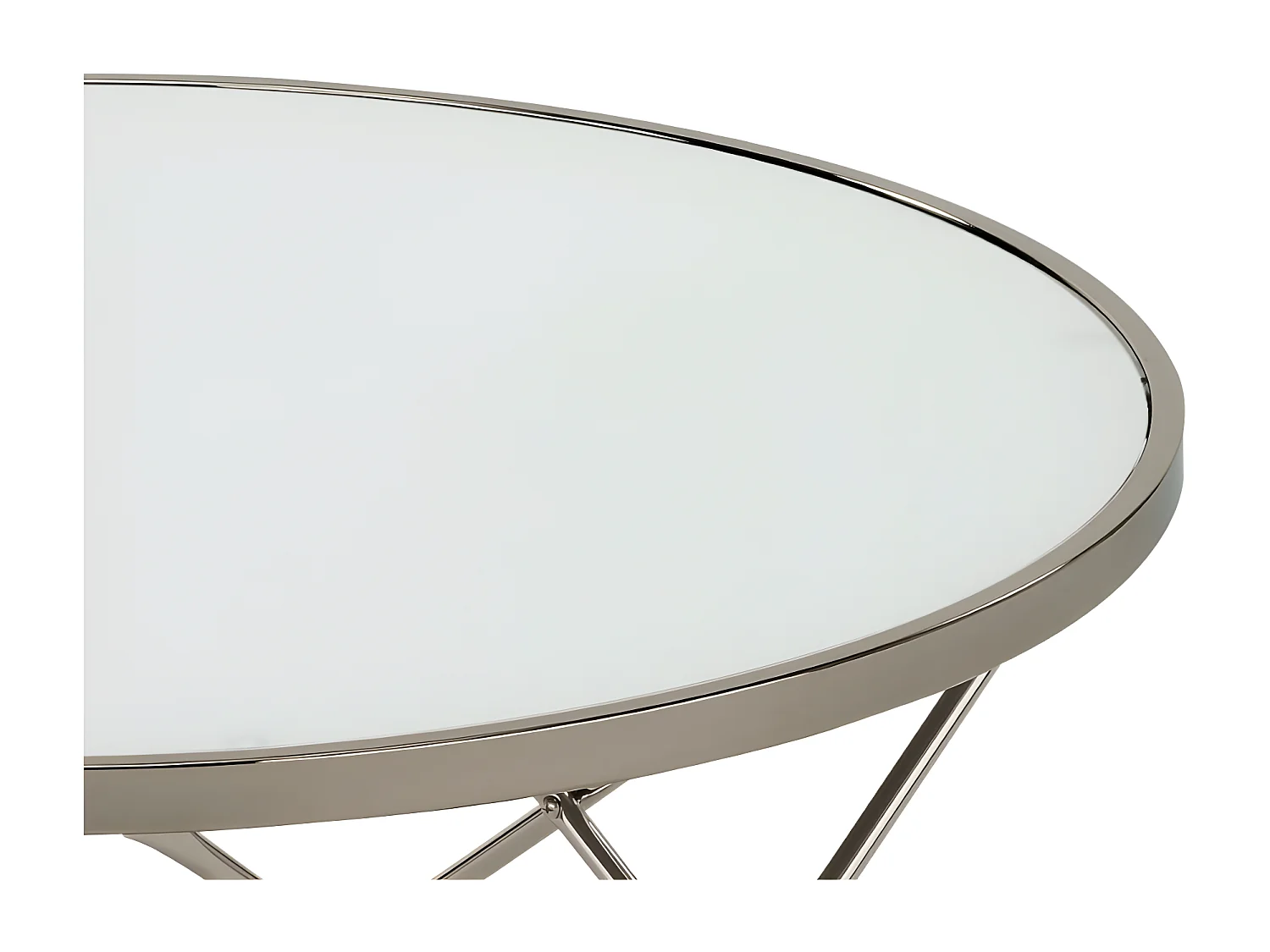 Salontafel - glas - wit - TINASA