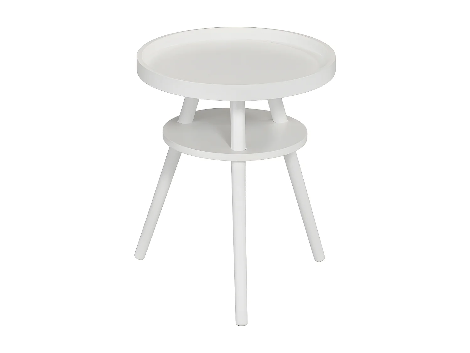 Table basse - MDF - blanc - MAKI