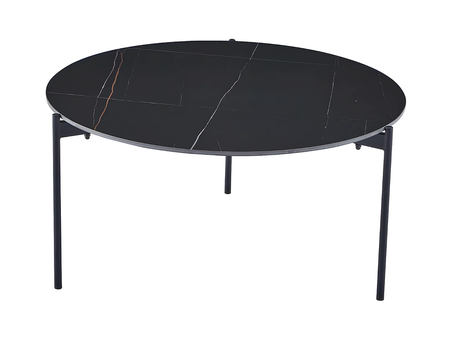 Mesa de centro - cerâmica - mármore preto - MERINA