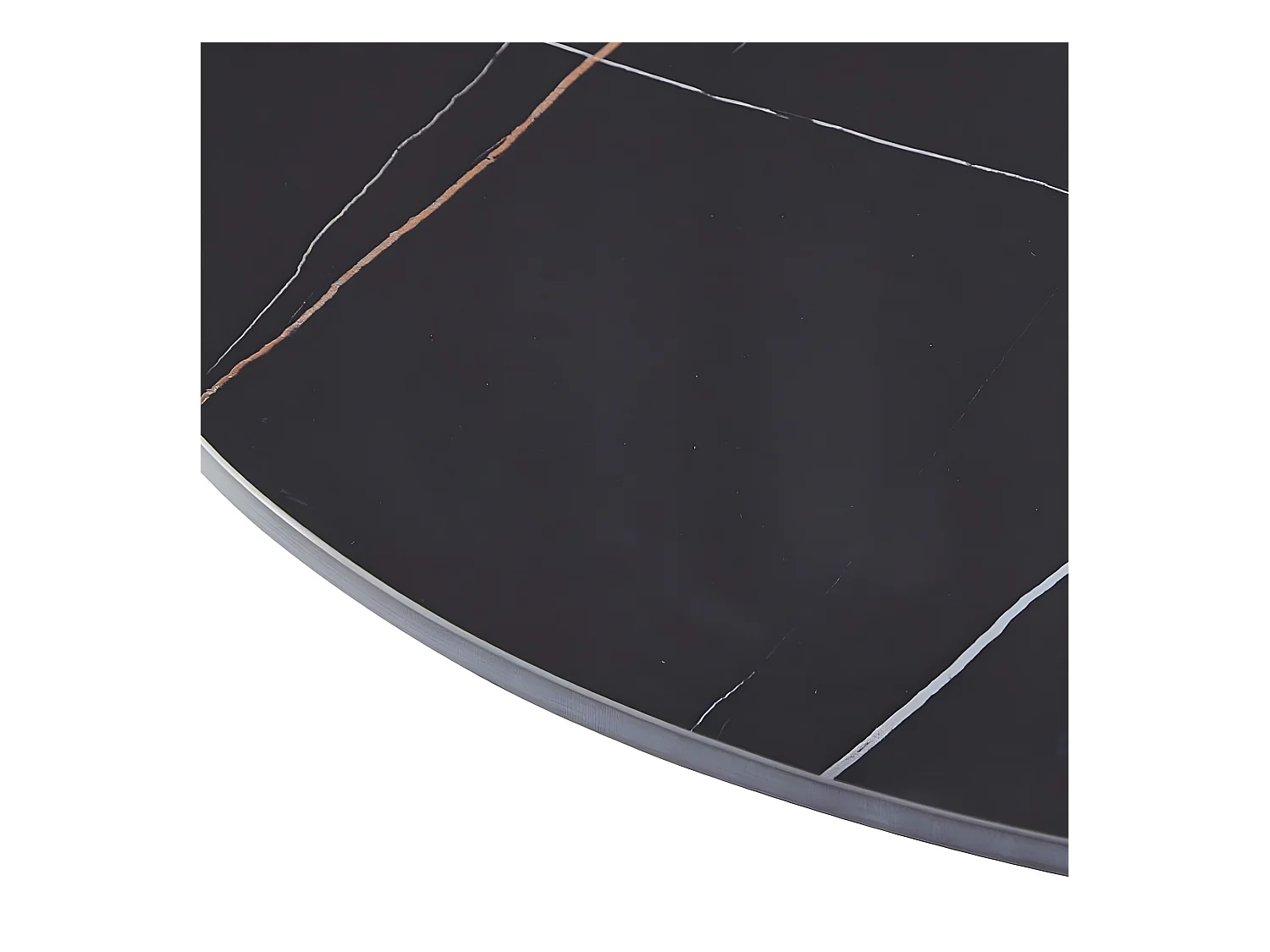 Mesa de centro - cerâmica - mármore preto - MERINA