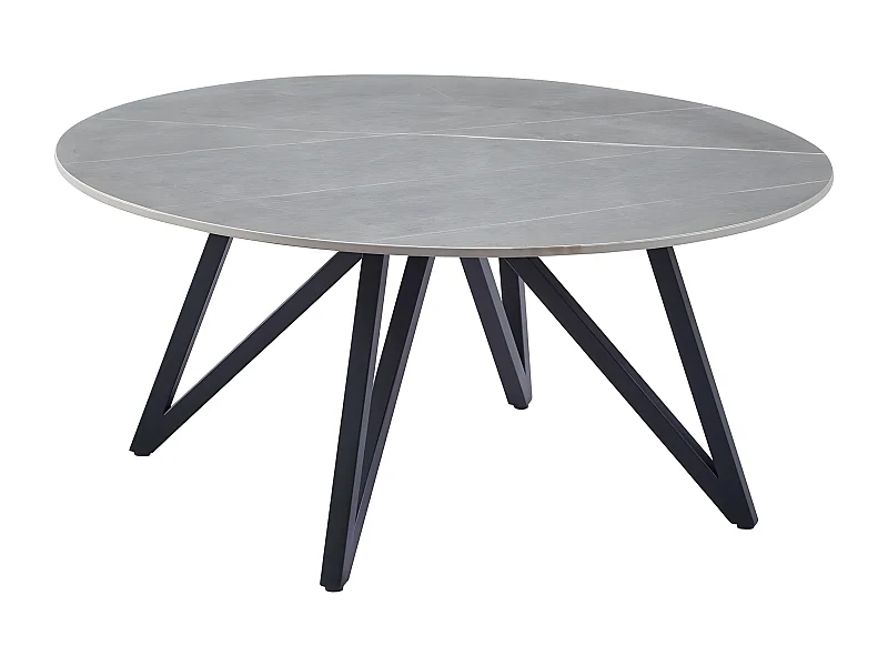 Tavolino da caffè - ceramica - grigio - BELIZEA