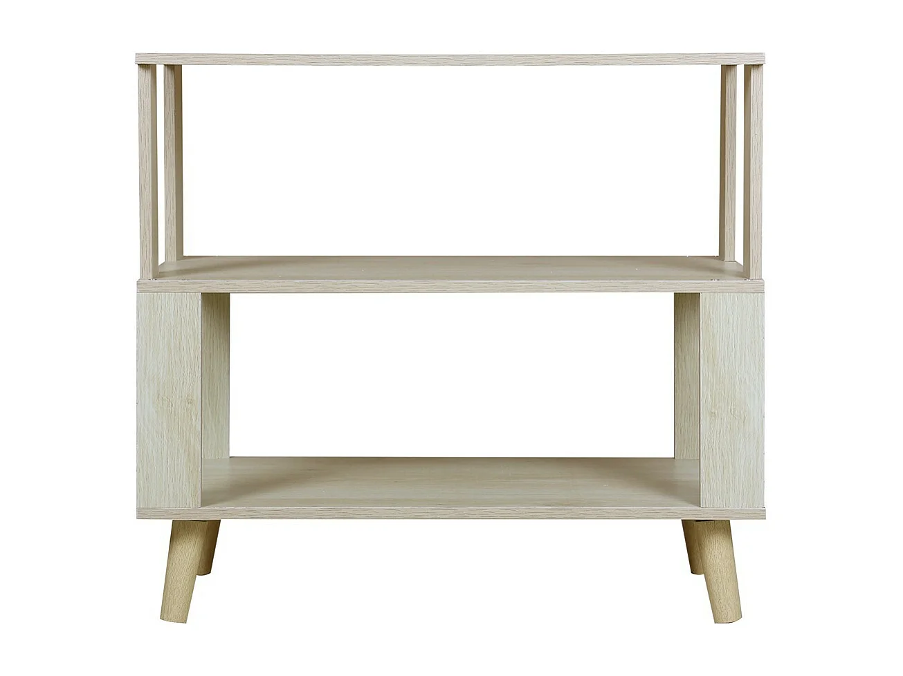 Stolik kawowy - płyta wiórowa - biały - TURMA