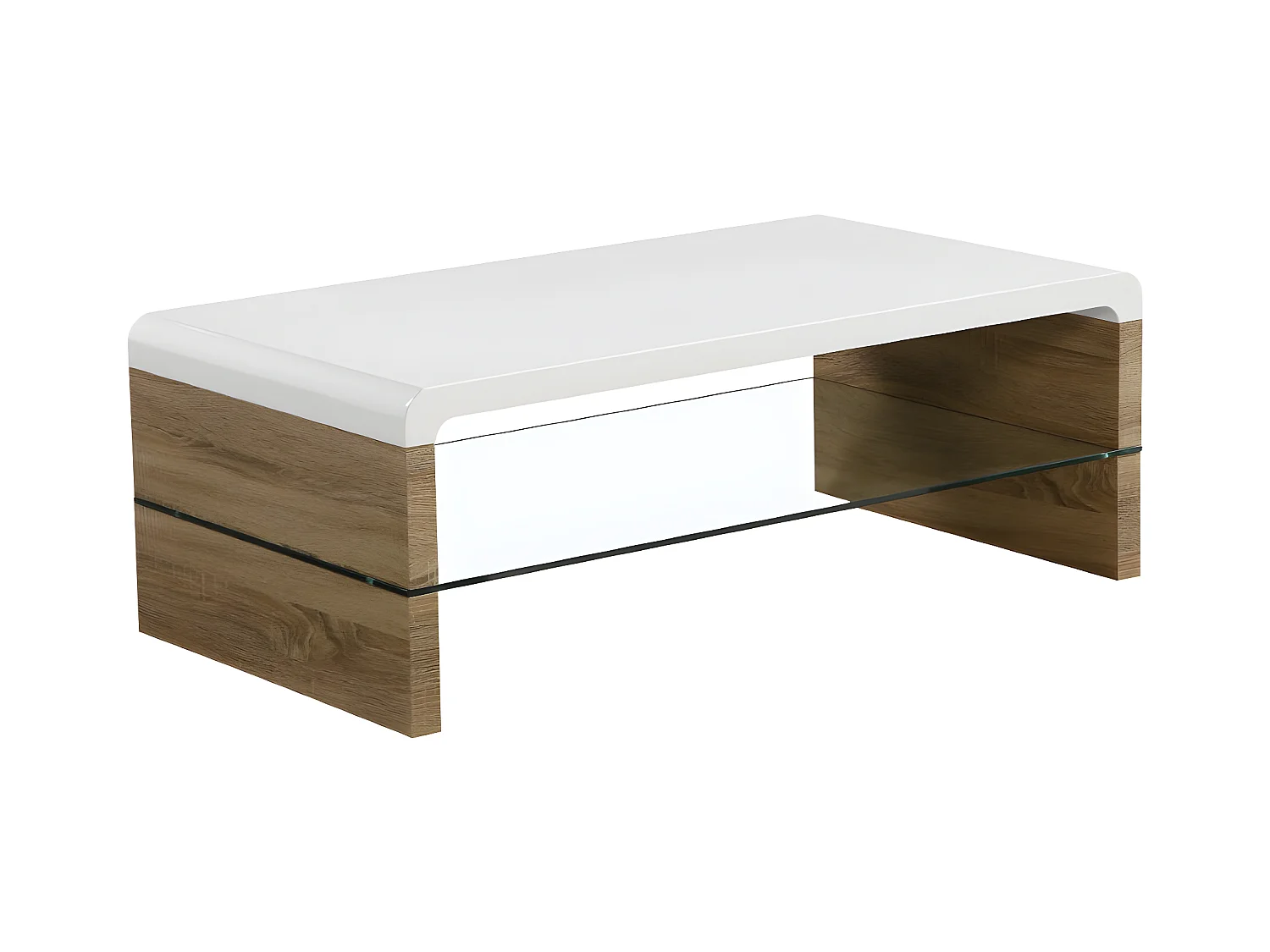 Tavolino da caffè - MDF - bianco - SILEX
