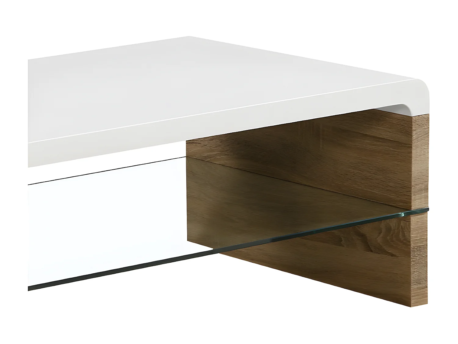 Couchtisch - MDF - weiß - SILEX