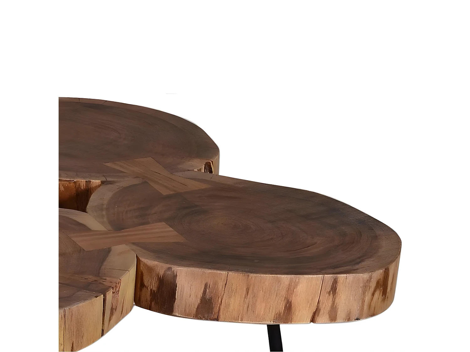 Salontafel - hout & metaal - acacia - HEXAS