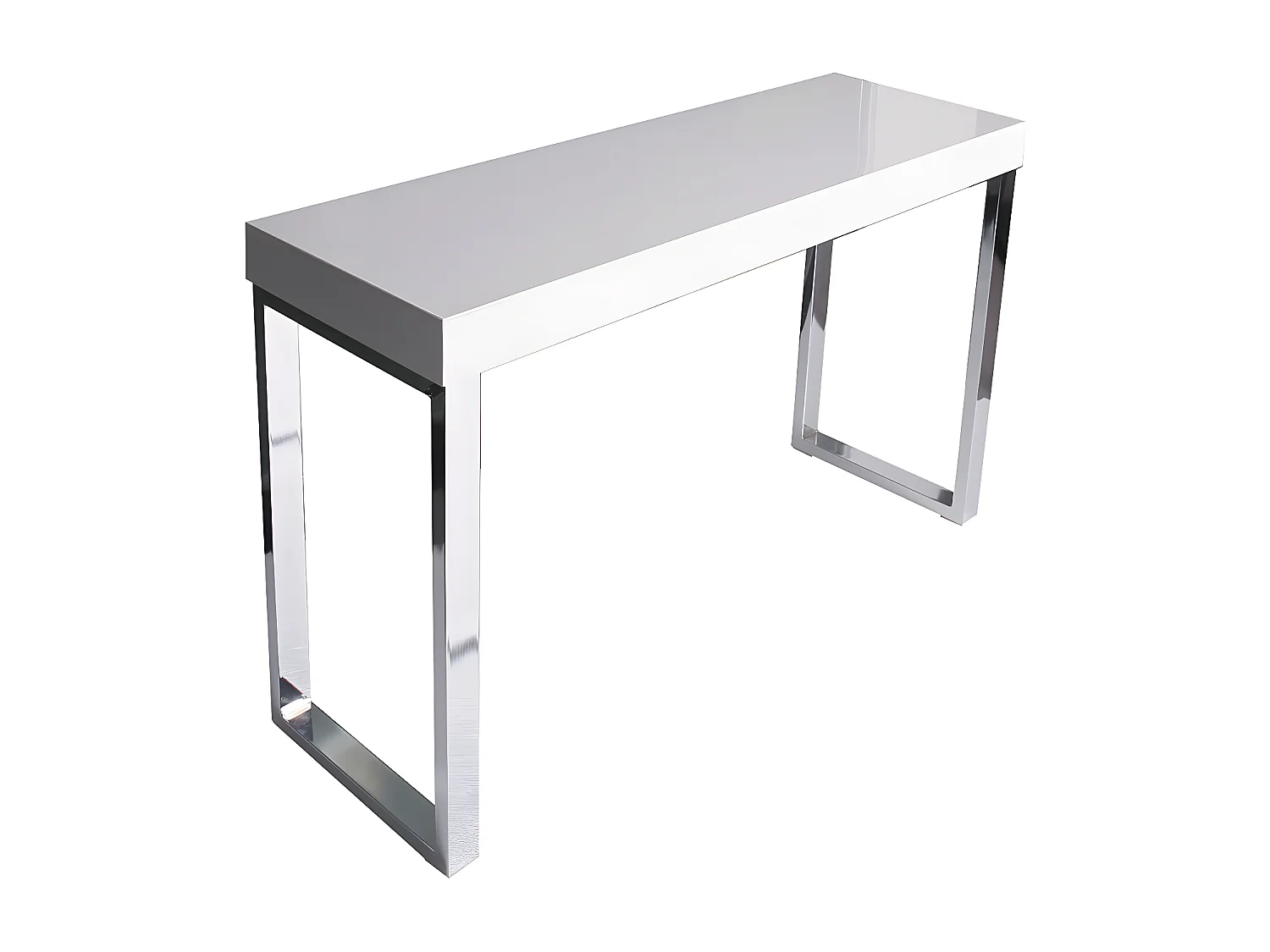 Bureau - MDF & metaal - wit - OLIMP