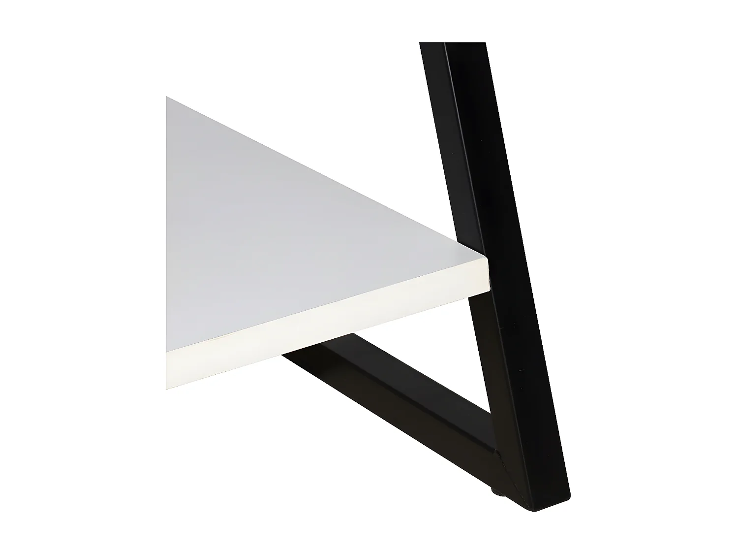 Bureau - aggloméré - blanc et noir - FUCY