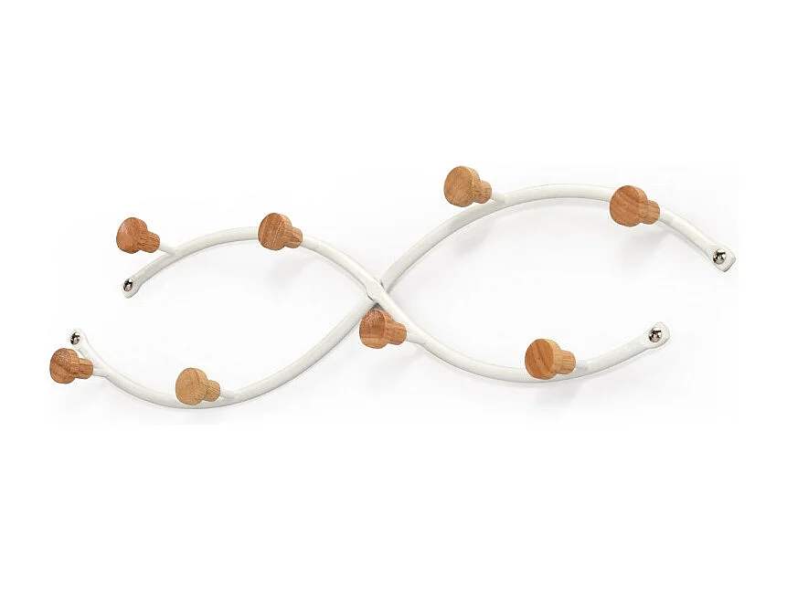 Wandkapstok - metaal - zwart - MIRYA