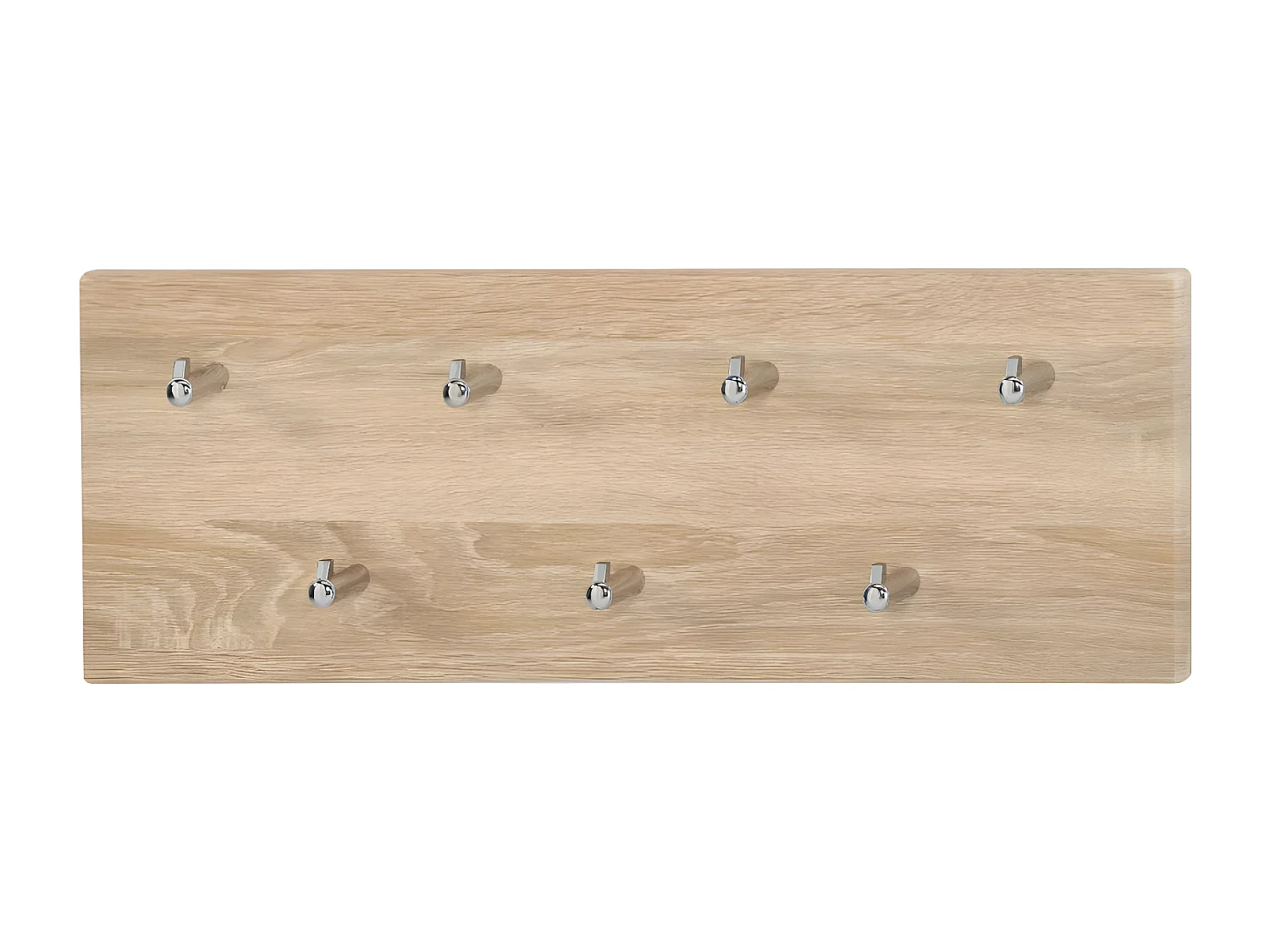 Wandgarderobe - MDF - braun - JANI 3, 7 HAKEN