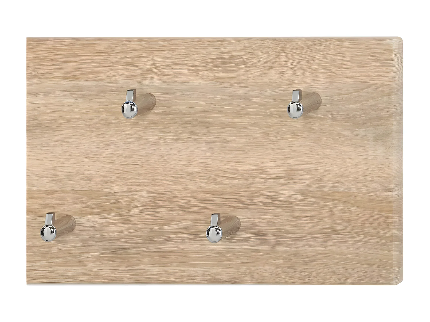 Wandgarderobe - MDF - braun - JANI 3, 7 HAKEN