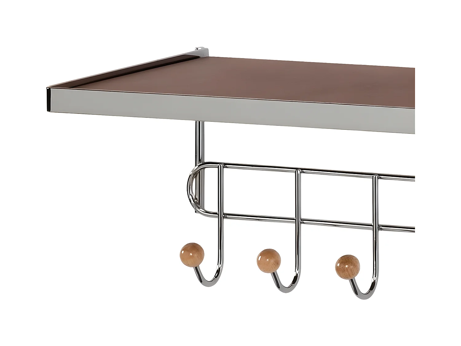 Wandgarderobe - MDF - Silver - VESTA