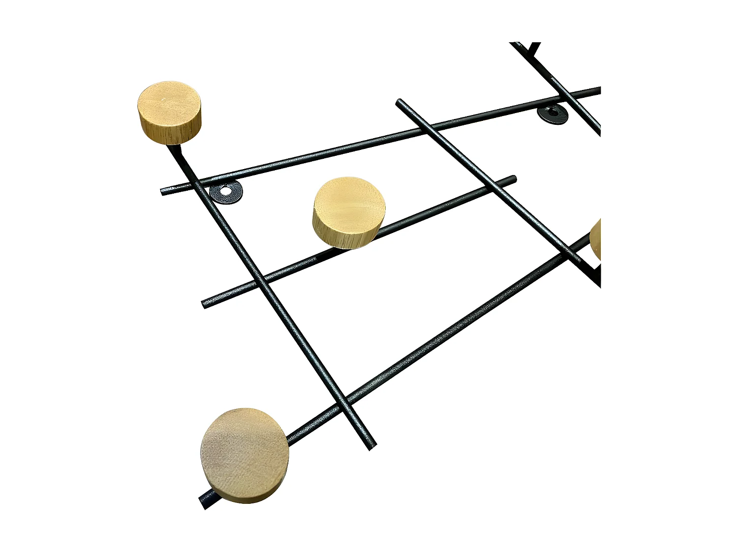 Wandgarderobe - Metall - schwarz - LADY